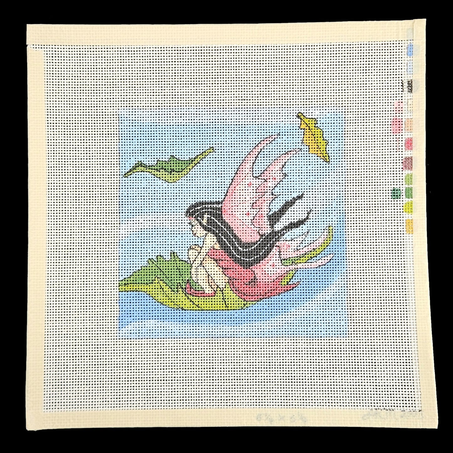 HAND PAINTED NEEDLEPOINT CANVAS: FAIRY BM1