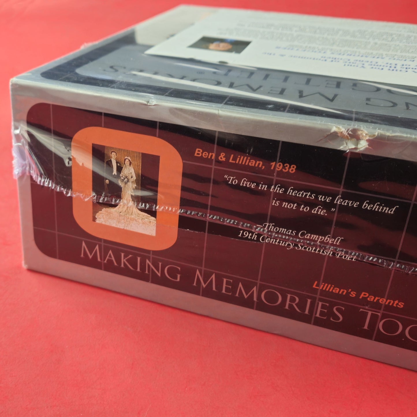 MAKING MEMORIES TOGETHER BOARD GAME SEALED ALZHEIMER'S TOOL LF3