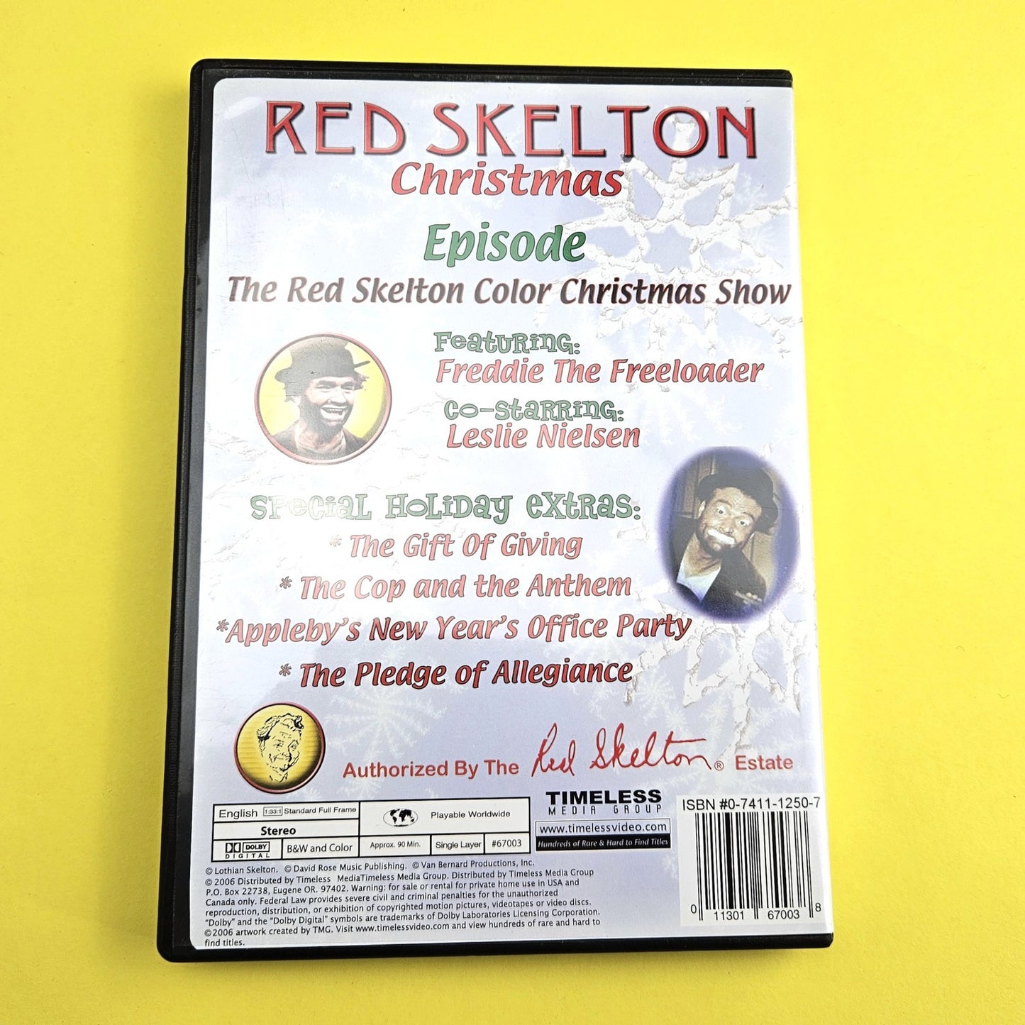 RED SKELTON CHRISTMAS DVD: FREDDIE THE FREELOADER LF1