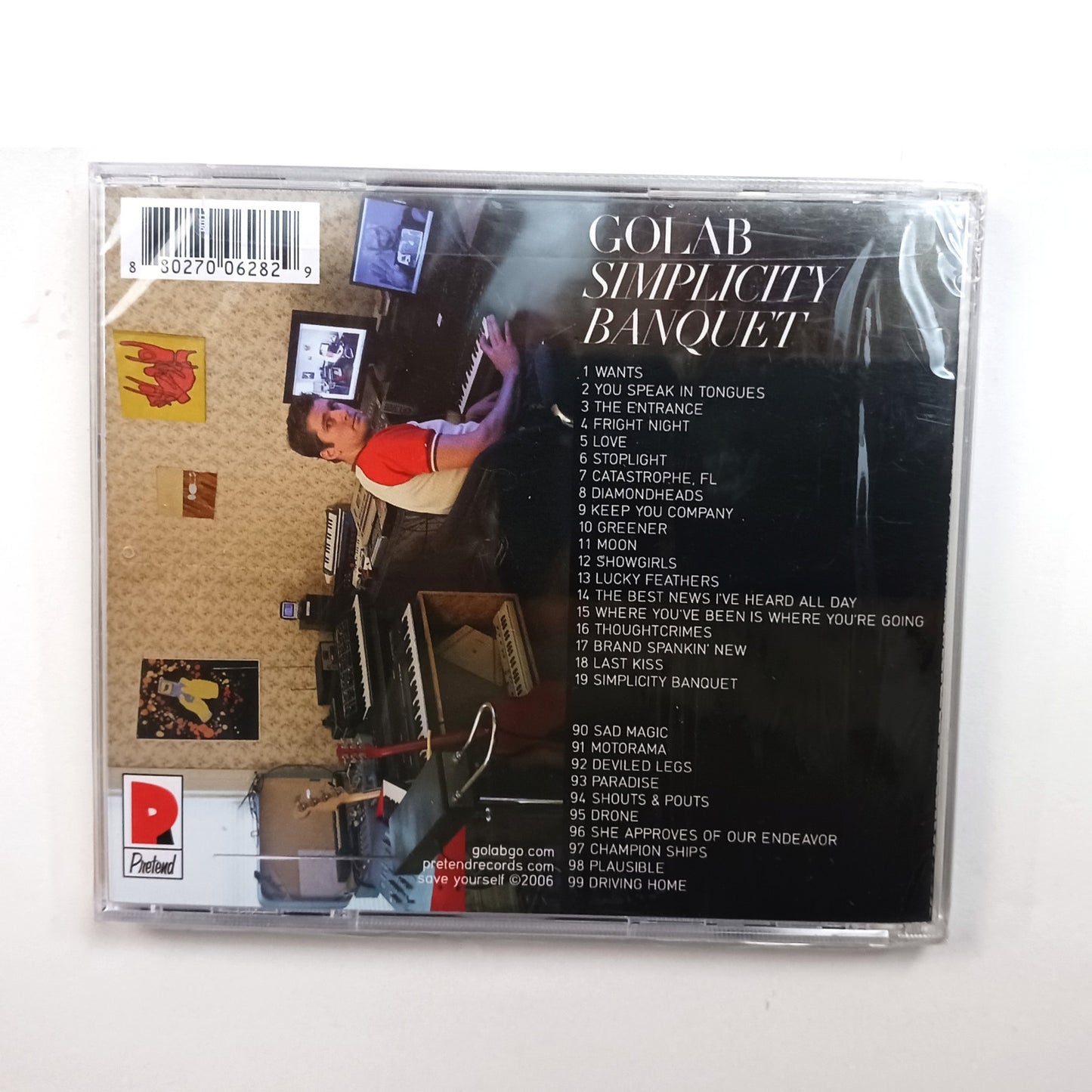 SIMPLICITY BANQUET BY GOLAB AUDIO CD NEW STOCKING STUFFER LF1