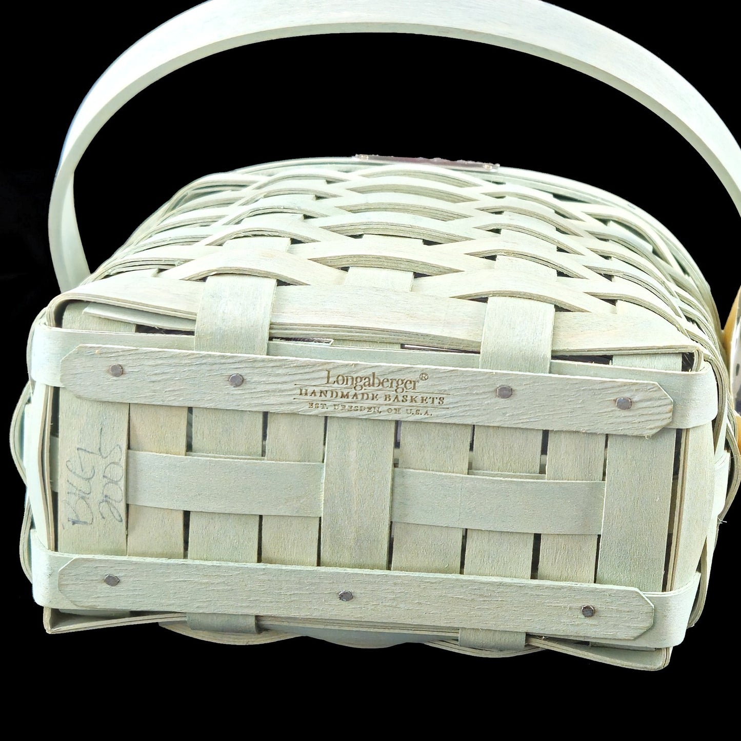 2005 LONGABERGER WOVEN MEMORIES PROTOTYPE BASKET WITH PROTECTOR / LINERS7