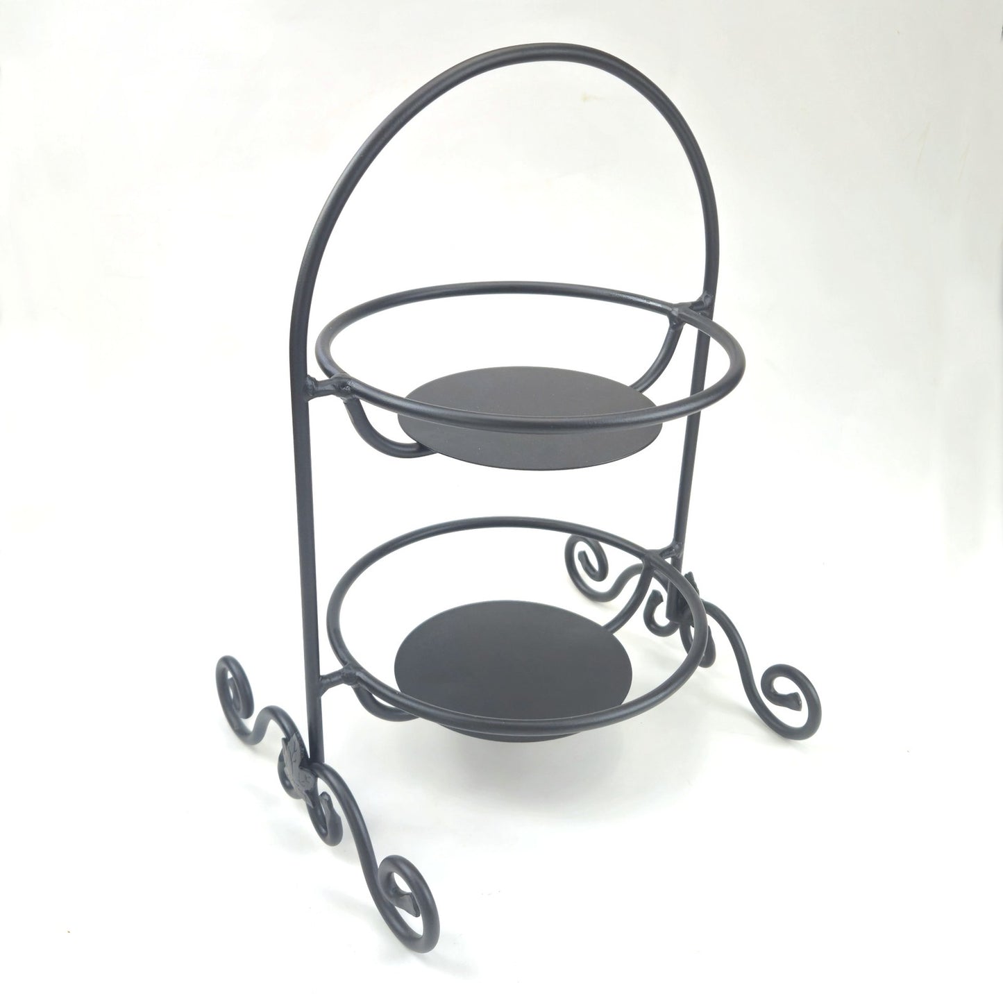 LONGABERGER WROUGHT IRON: SMALL 2 PIE SERVER NIB1