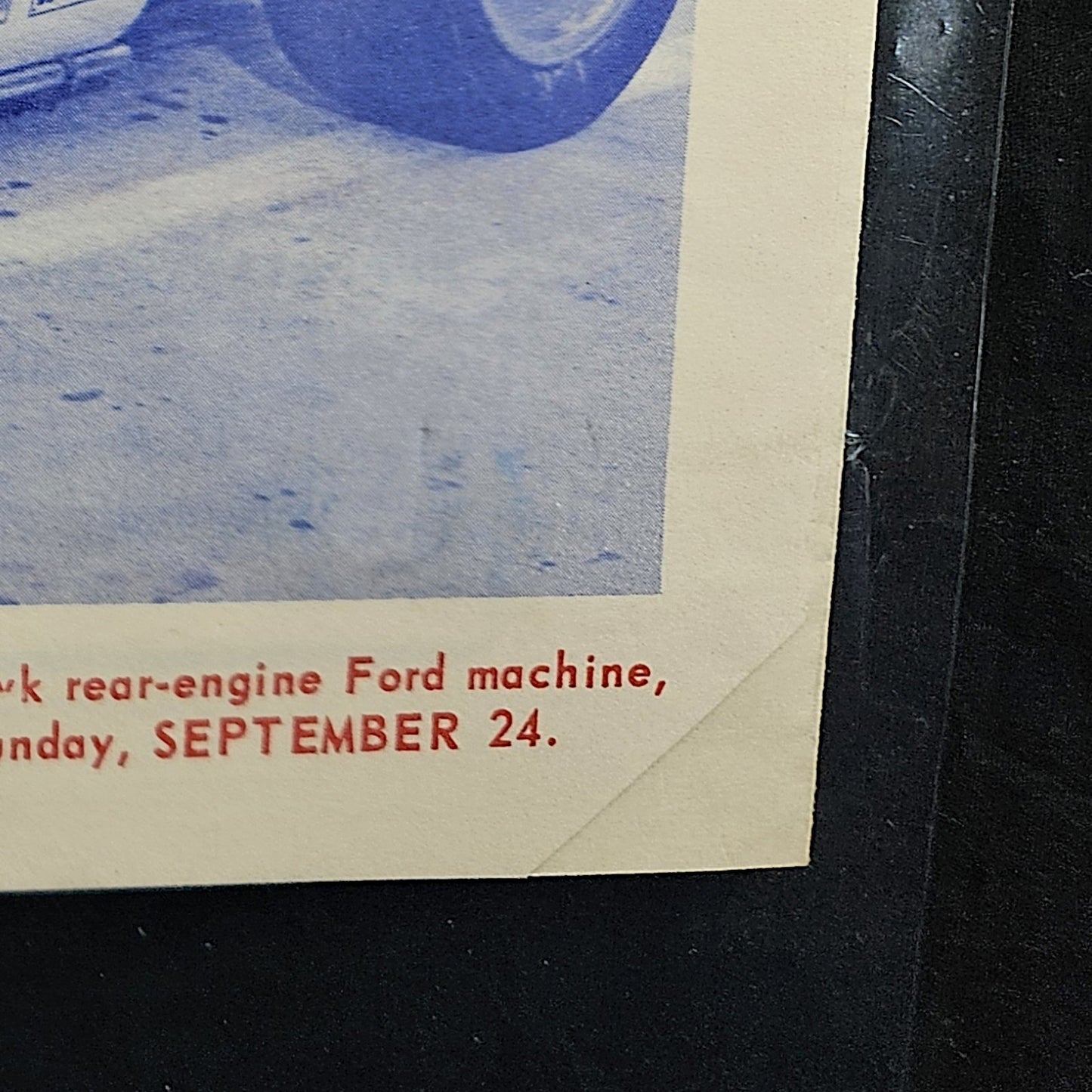 OOAK VINTAGE 1967 RACING NJ STATE FAIR FLYER: FOYT, MARIO ANDRETTI LF4