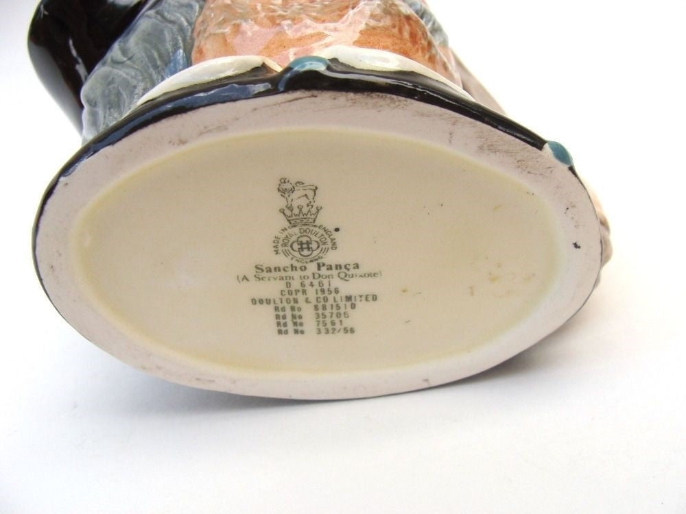 ROYAL DOULTON CHARACTER SMALL JUG: SANCHO PANCA D6461 NO BOX KM6