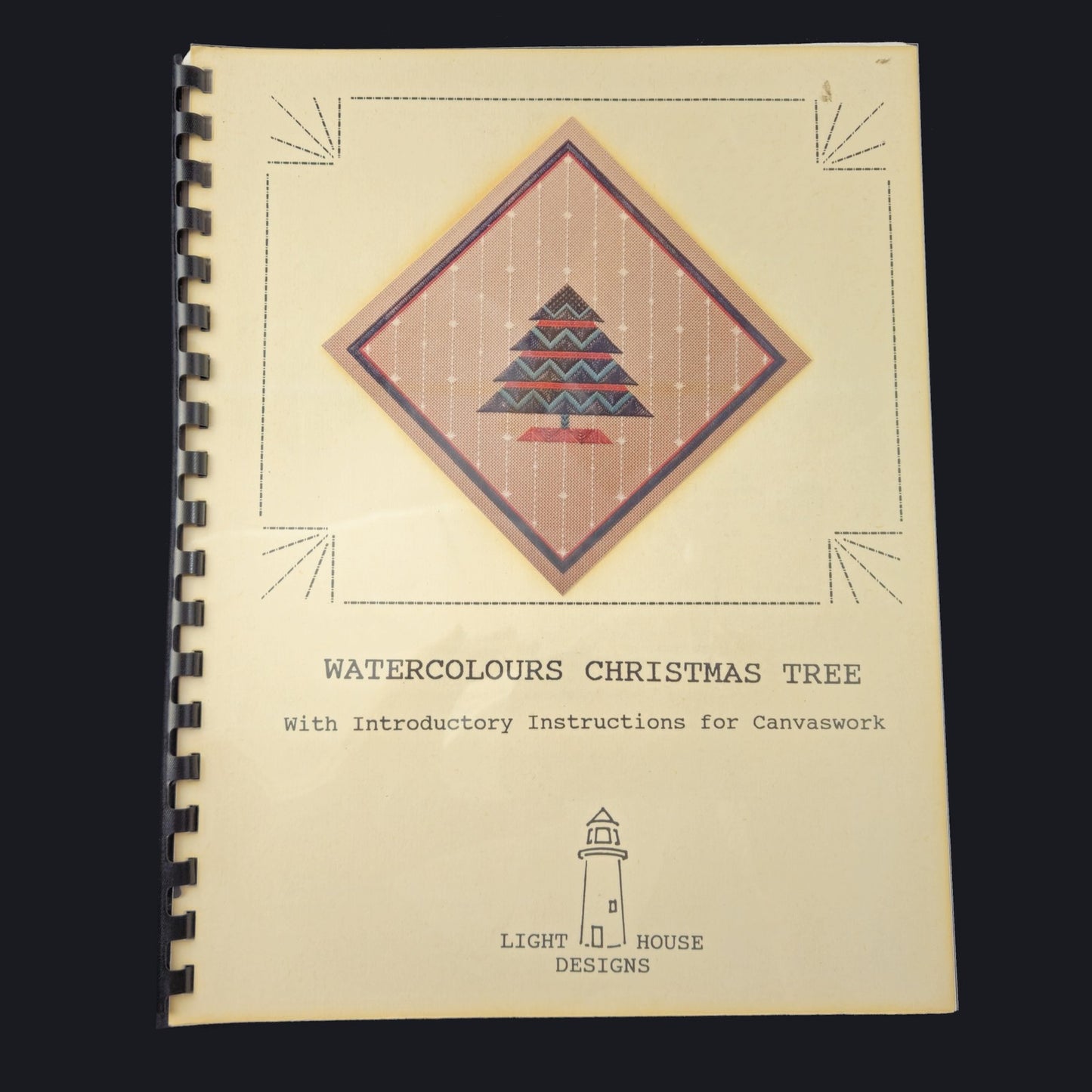 LIGHT HOUSE DESIGNS STITCH GUIDE: WATERCOLOURS CHRISTMAS TREE BM1