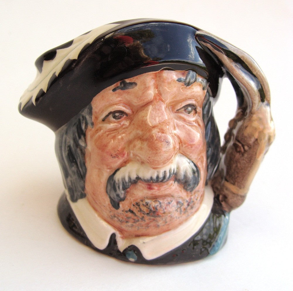 ROYAL DOULTON CHARACTER MINI JUG: SANCHO PANCA D6518 DONKEY HANDLE  NO BOX  KM0