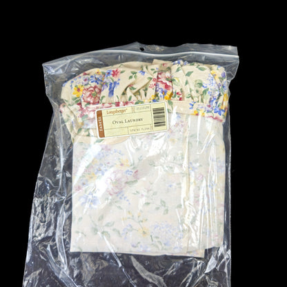 LONGABERGER LINER FOR OVAL LAUNDRY BASKET:  SPRING FLORAL  #201001380