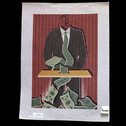 JULIA'S NEEDLEWORKS HP NEEDLEPOINT CANVAS: TOM TAYLOR ADAPT SUCCESSFUL    BM1