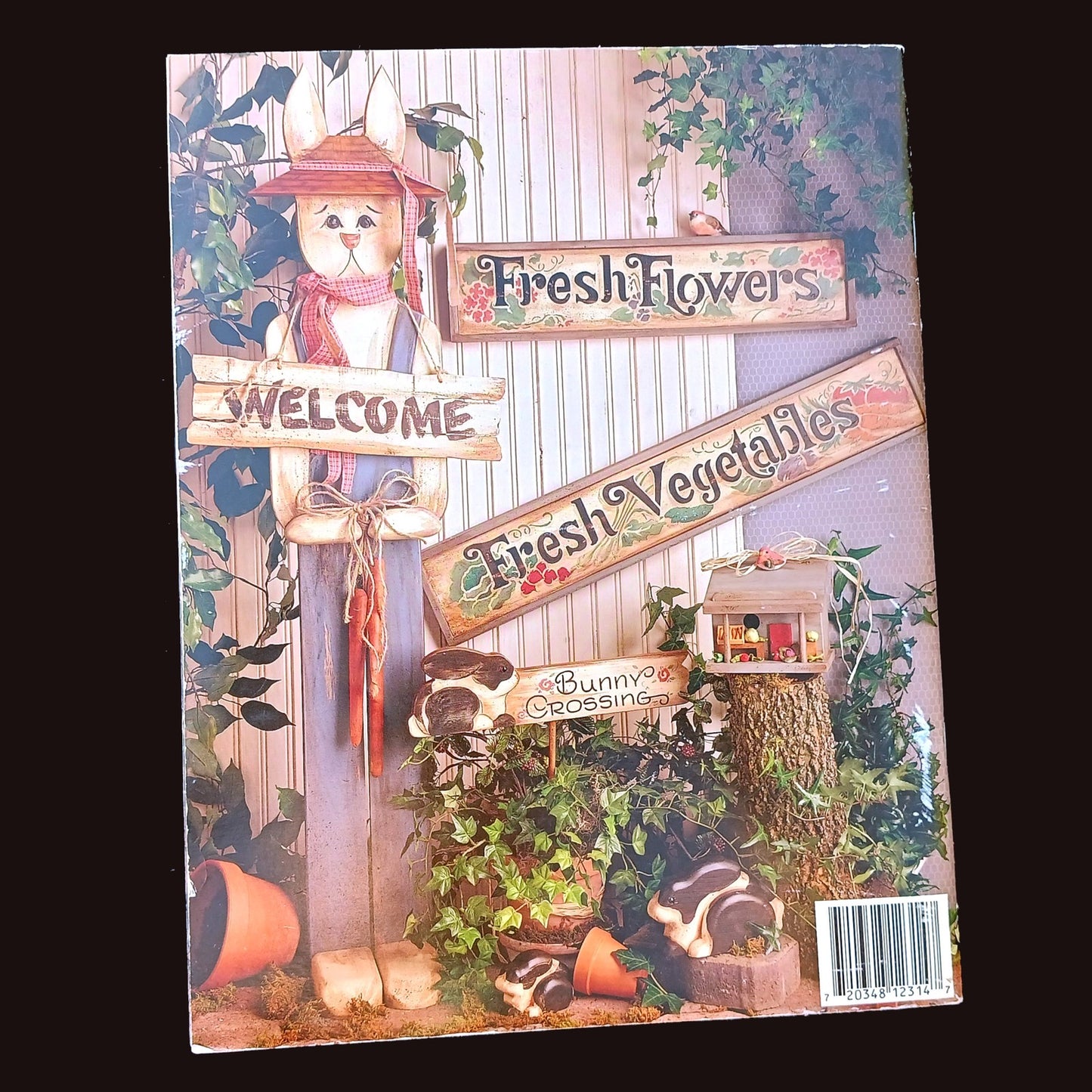 THE COUNTRY CLUB HAPPY EASTER WOOD CRAFT PROJECT PATTERNS:  BIRDHOUSE, SIGN   LF1
