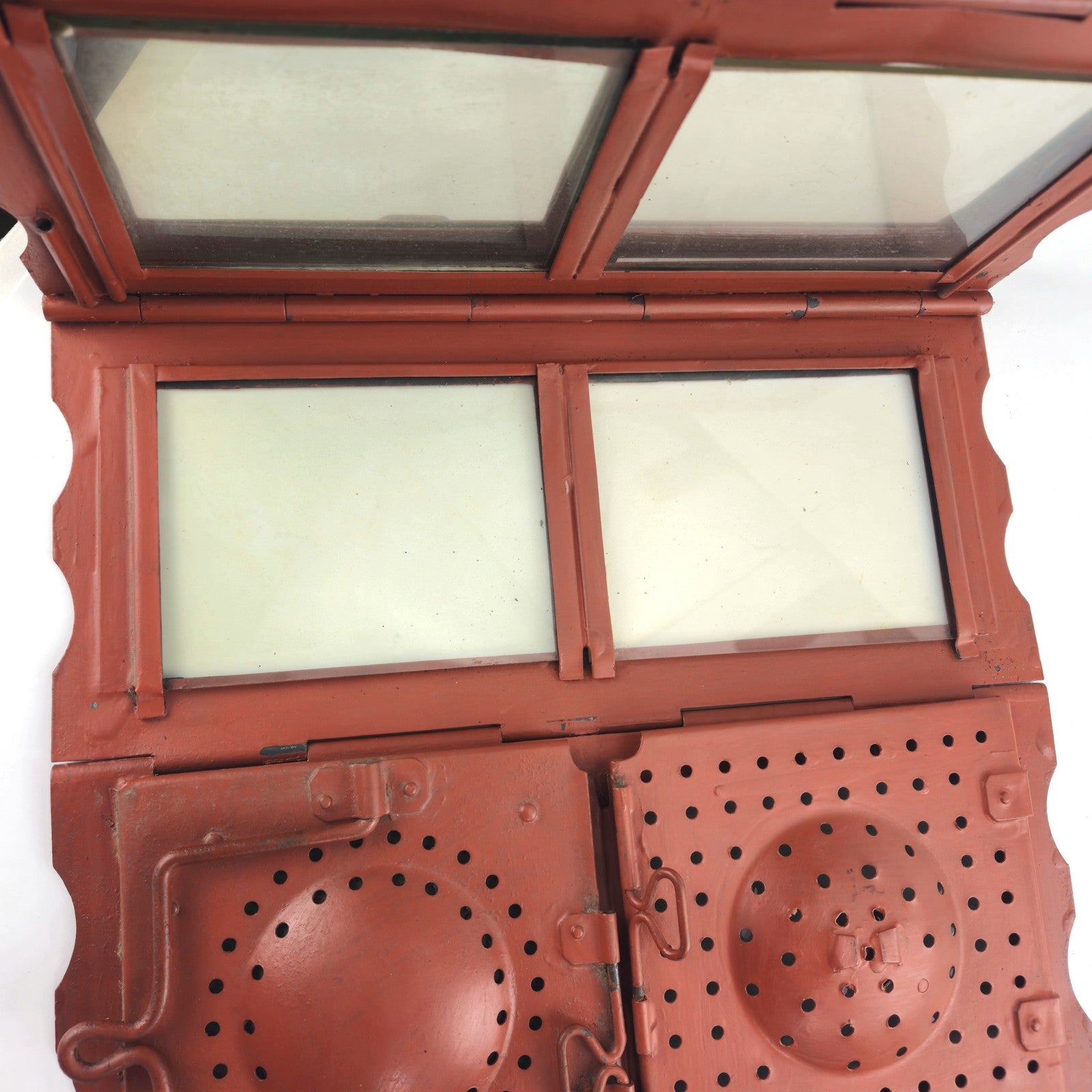 2 WWI TRENCH FOLDING CANDLE LANTERN LOT: 1914 HINKS & SON / 1915 G. POLKEY23