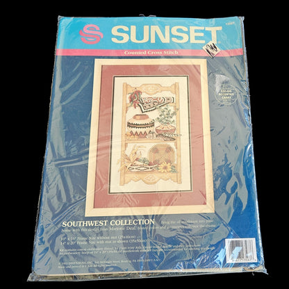 SUNSET CROSS STITCH KIT:  SOUTHWEST COLLECTION    BM0