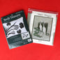2 COUNTED CROSS STITCH KIT LOT:  EGRETS, WINDFLOWERS PILLOW  BM0