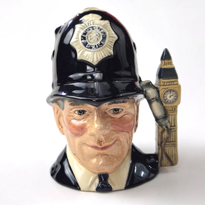 ROYAL DOULTON CHARACTER SMALL JUG: THE LONDON BOBBY D6762  VAR 1   KM0