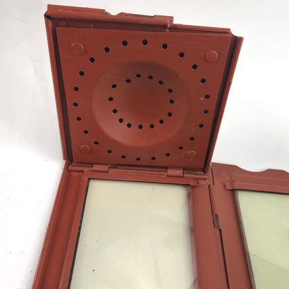 2 WWI TRENCH FOLDING CANDLE LANTERN LOT: 1914 HINKS & SON / 1915 G. POLKEY20