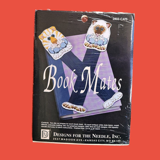 DESIGNS FOR THE NEEDLE COUNTED BOOK MATES CROSS STITCH KIT:  BOOKMARKS  SL0