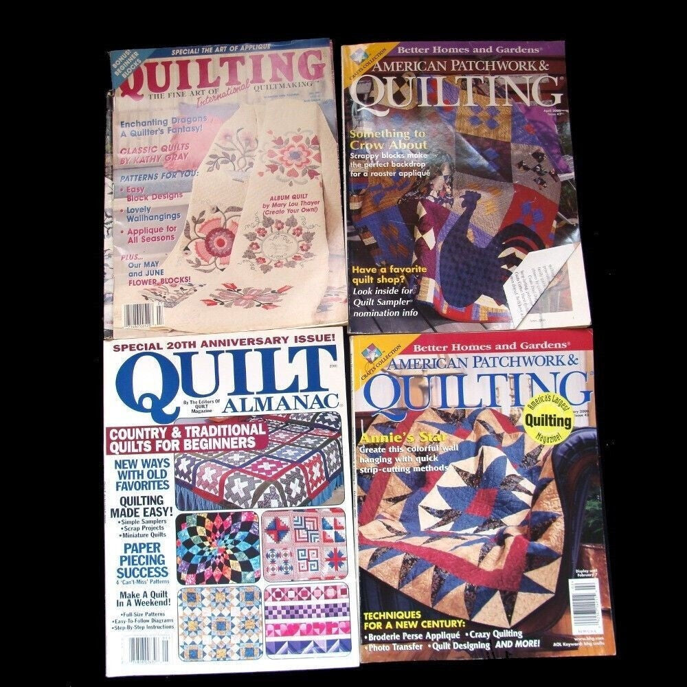 11 QUILTING MAGAZINES:  AMERICAN PATCHWORK & QUILTING, MCCALLS, QUILTER    JT1