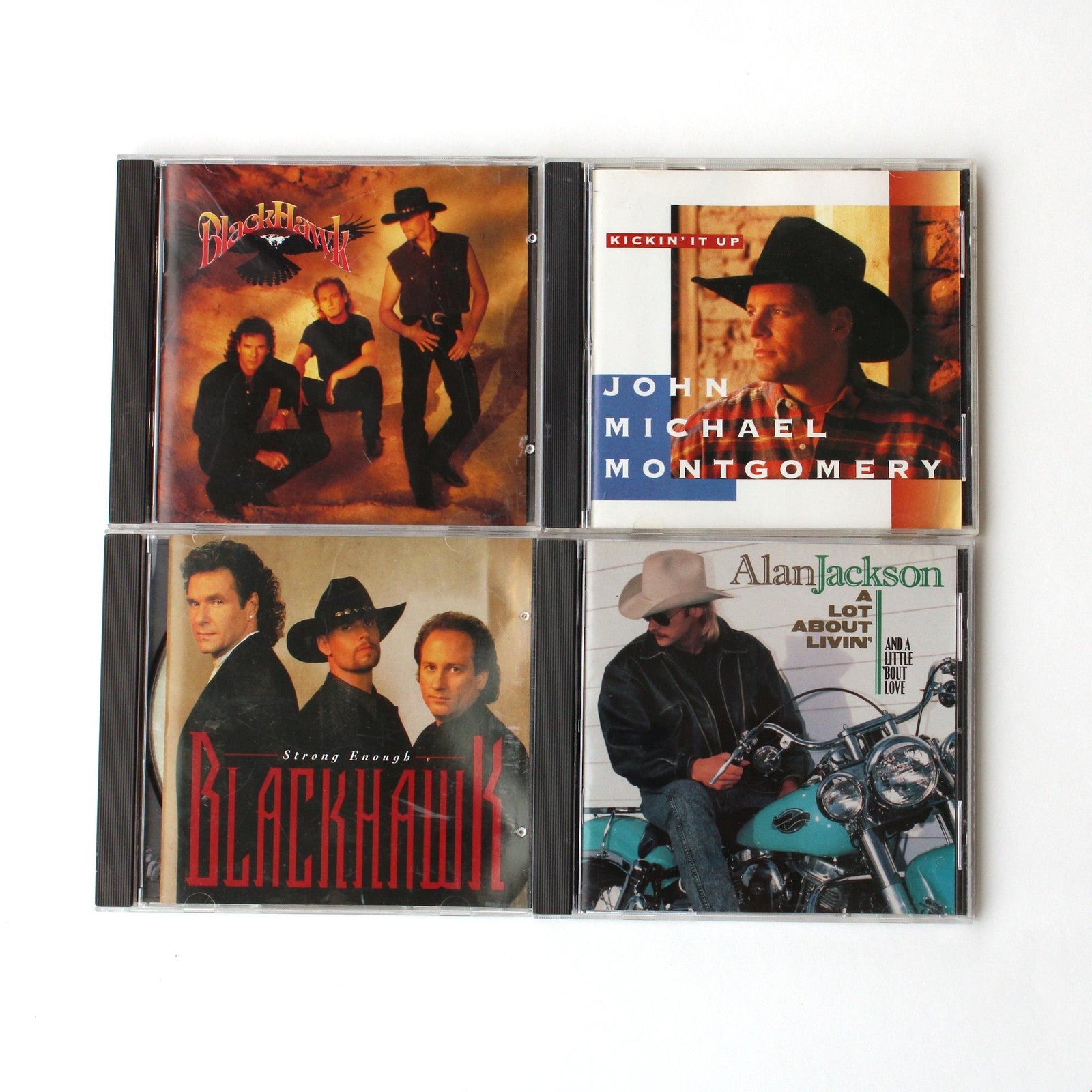 5 CD LOT:  COUNTRY THEME ALAN JACKSON, JOHN MICHAEL MONTGOMERY, BLACKHAWK     LF1