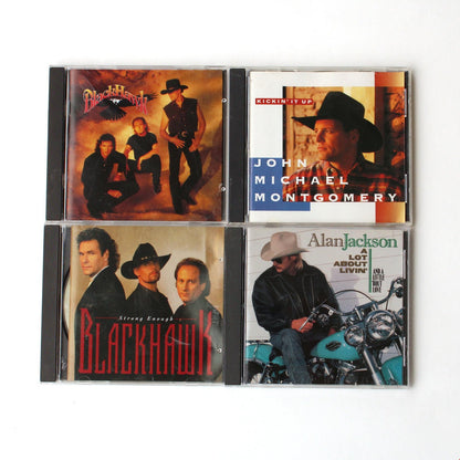 5 CD LOT:  COUNTRY THEME ALAN JACKSON, JOHN MICHAEL MONTGOMERY, BLACKHAWK     LF1