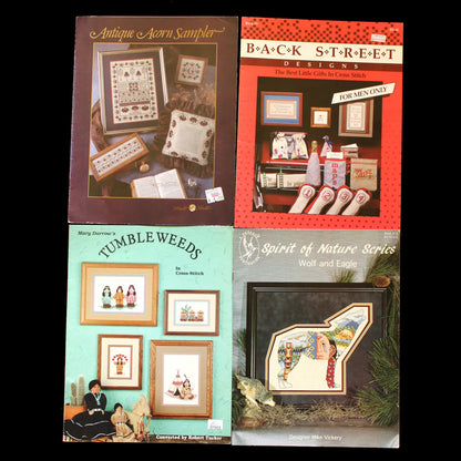 25 CROSS STITCH CHART / BOOKLET LOT:  VARIETY OF THEMES   BM3