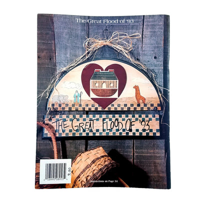 FOLK ART FROM THE HEARTLAND WOOD CRAFT PROJECT PATTERNS: WREATH, BIRDHOUSE    LF1