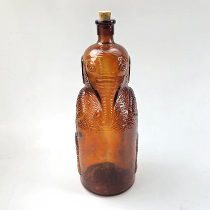 1930s AMBER ELEPHANT BROCKWAY BOTTLE LOT:  CLOROX?1