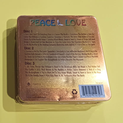 PEACE & LOVE 3 CD SET  NEW:  BOB DYLAN, VAN MORRISON, ROY ORBISON ++    LF1