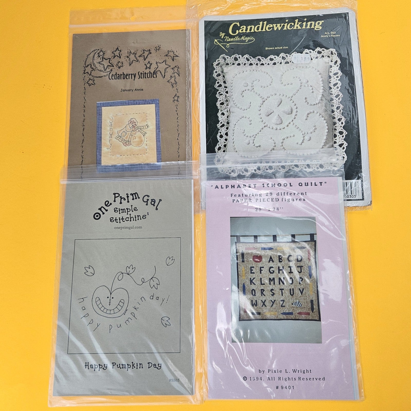 9 SEWING / QUILTING PATTERN PROJECT LOT    BM1
