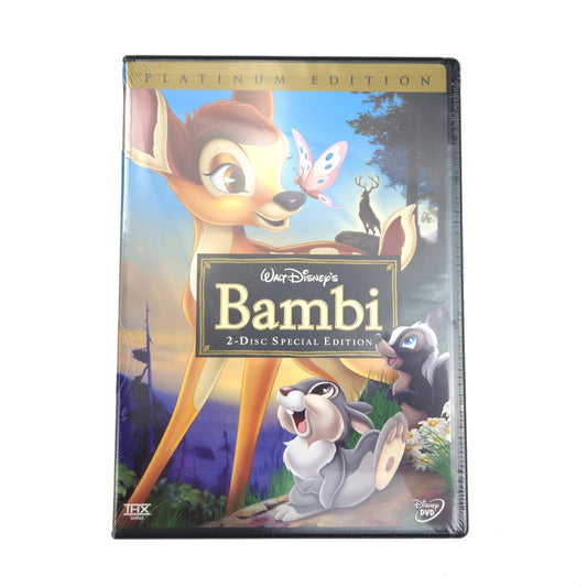 BAMBI (DVD, 2005, 2-DISC SET, SPECIAL EDITION/PLATINUM EDITION)   NEW SEALED  LF0