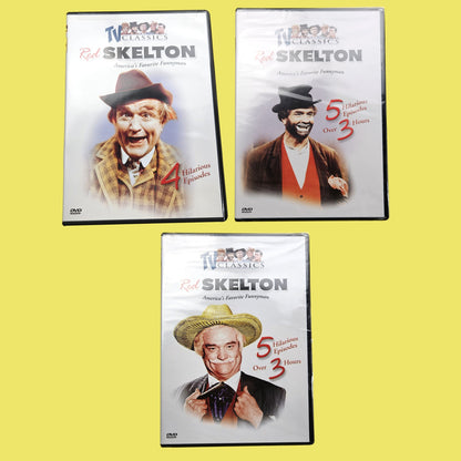 3 RED SKELTON DVD LOT: VOL 2, 3, 4  TWO NEW   LF0