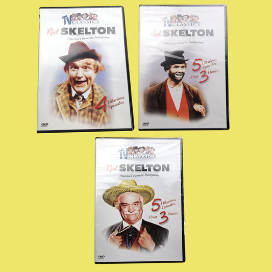 3 RED SKELTON DVD LOT: VOL 2, 3, 4  TWO NEW   LF0