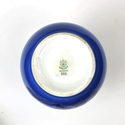 1936 BING & GRONDAHL B & G  DENMARK VASE:  CHRISTMAS ROSE BLUE OMBRE 2024