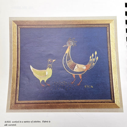 INTRO TO SILK & METAL THREAD EMBROIDERY BOOKLET BY ELSA T. COSE SIGNED     BM2