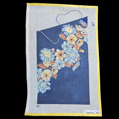 TAPESTRY FAIR HP NEEDLEPOINT CANVAS:  FLORAL PURSE      BM0