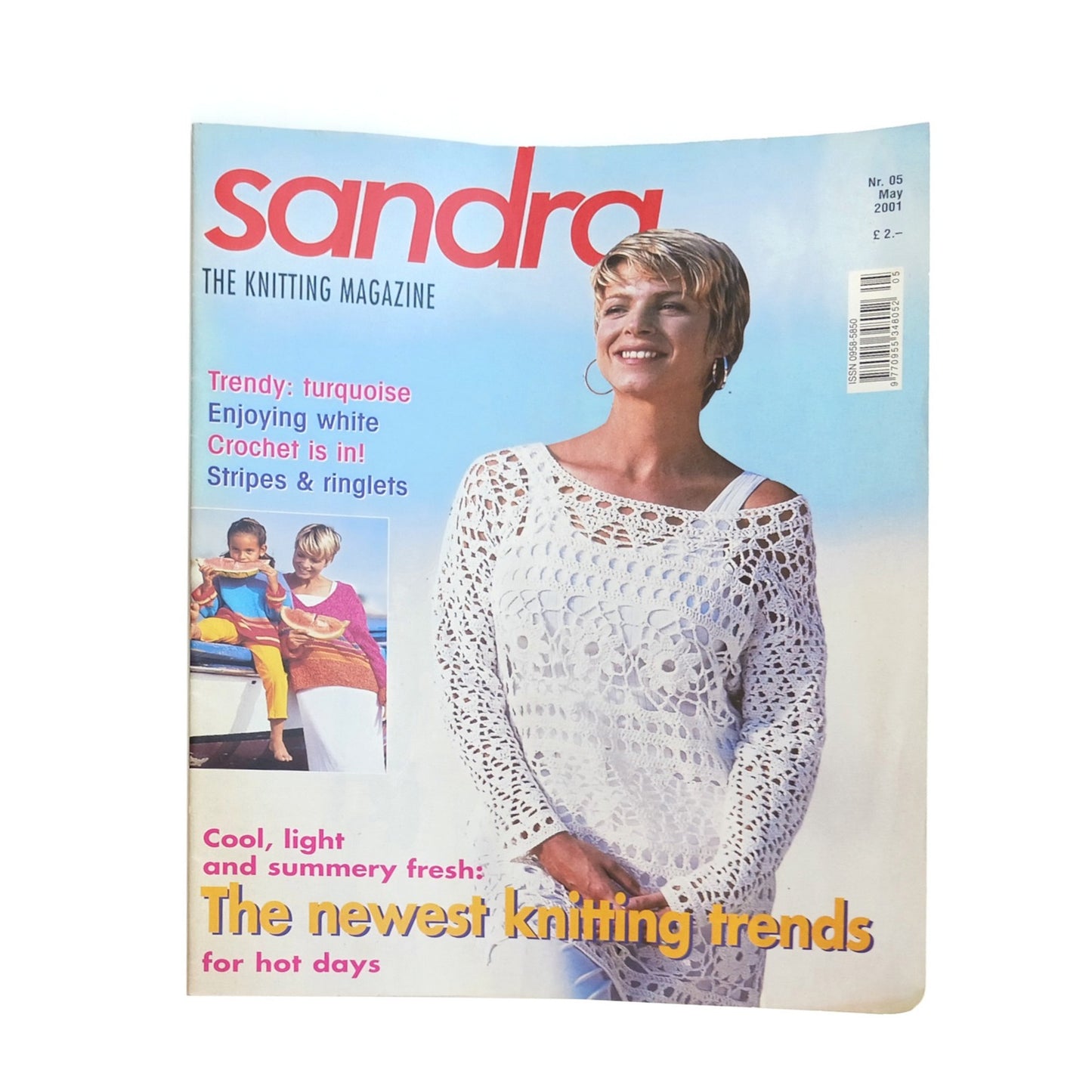SANDRA KNITTING MAGAZINE:  MAY 2001      LF0