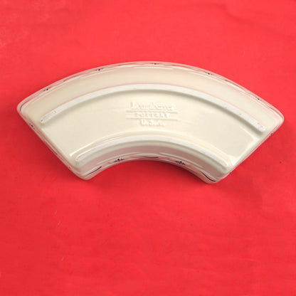 RETIRED LONGABERGER POTTERY:  WOVEN TRADITIONS CRESCENT SERVING DISHES  NIB3