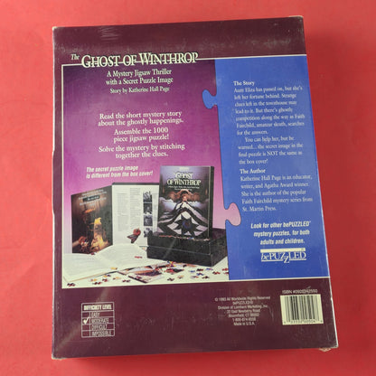 BEPUZZLED THE GHOST OF WINTHROP:  MYSTERY JIGSAW THRILLER W/ SECRET PUZZLE    LF1