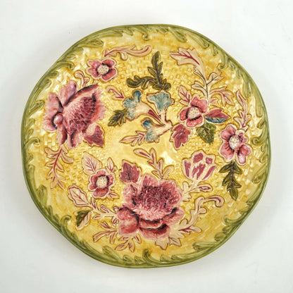 LONGABERGER 9" LUNCHEON PLATE: MAJOLICA GARDEN1