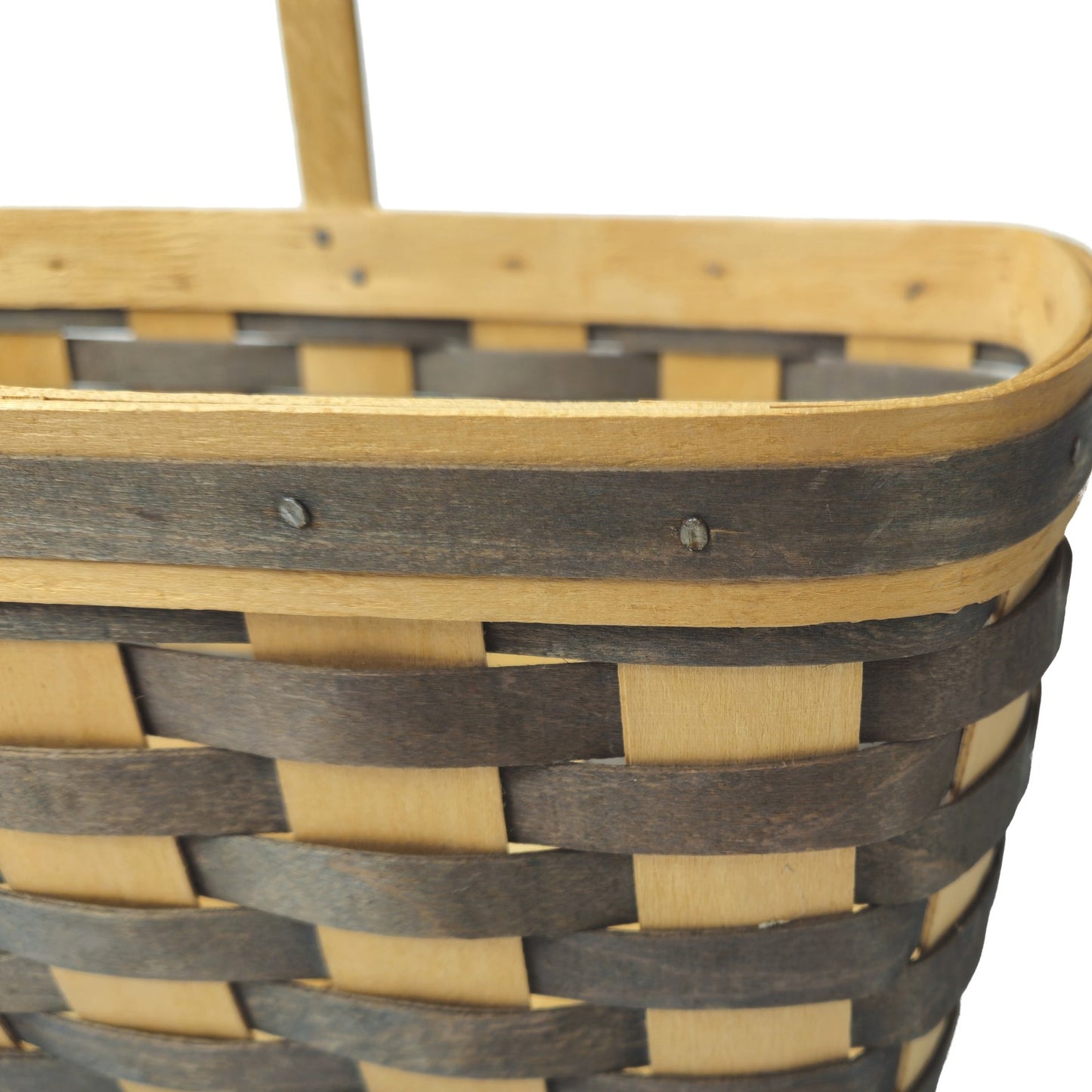 1988 LONGABERGER BASKET:  BLUE WEAVE GRANDMA BONNIE FAMILY SIGNED7