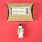 LONGABERGER BLUSTER SNOWMAN BASKET LID KNOB 50112 WITH BOX0