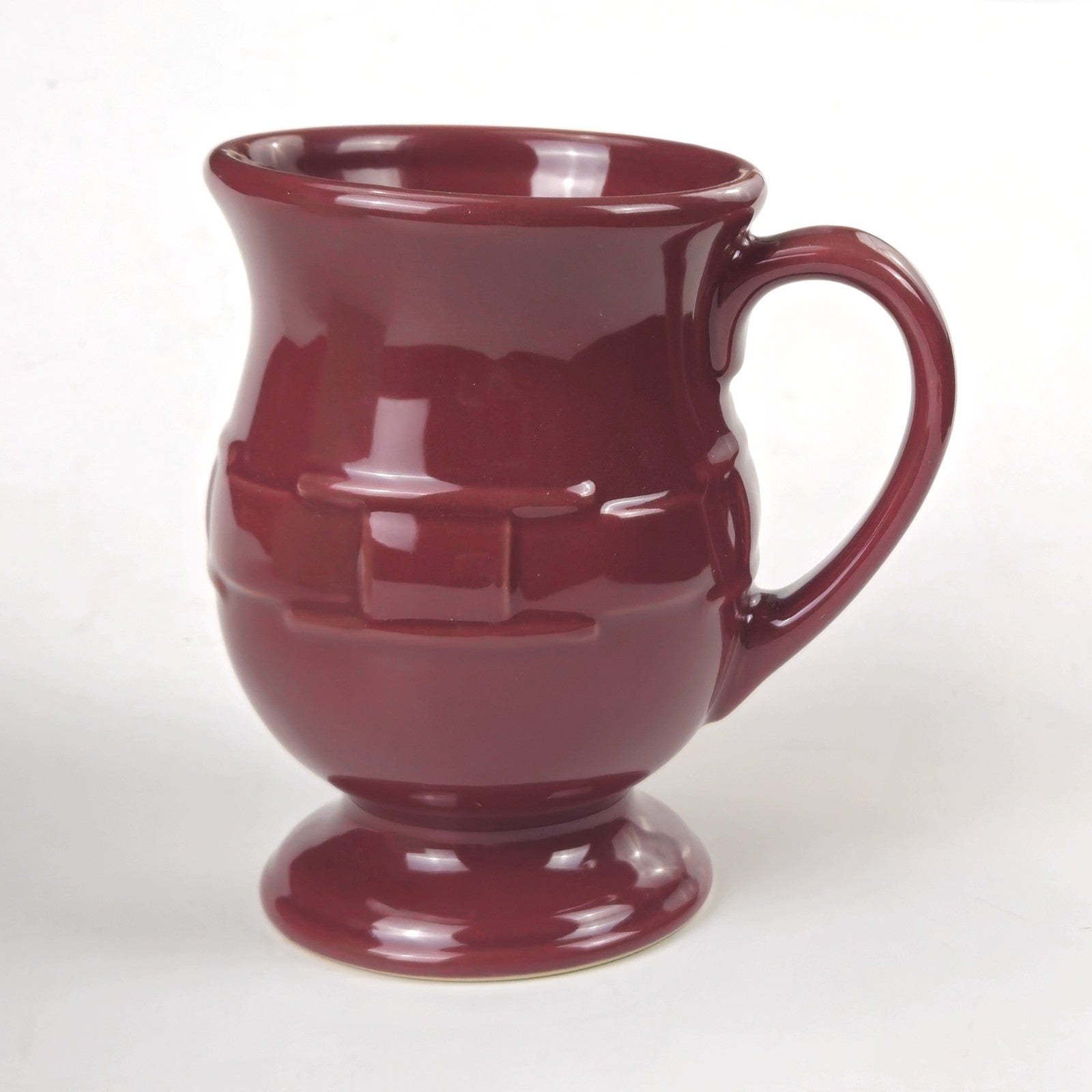 RETIRED LONGABERGER POTTERY:  WOVEN TRADITIONS LATTE MUG #3161940 PAPRIKA   NIB1