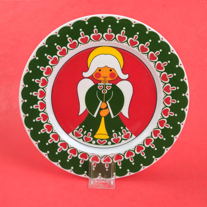 VINTAGE VOHENSTRAUSS BAVARIA JOHAN SELTMANN PLATE:  WHIMSICAL ANGEL0