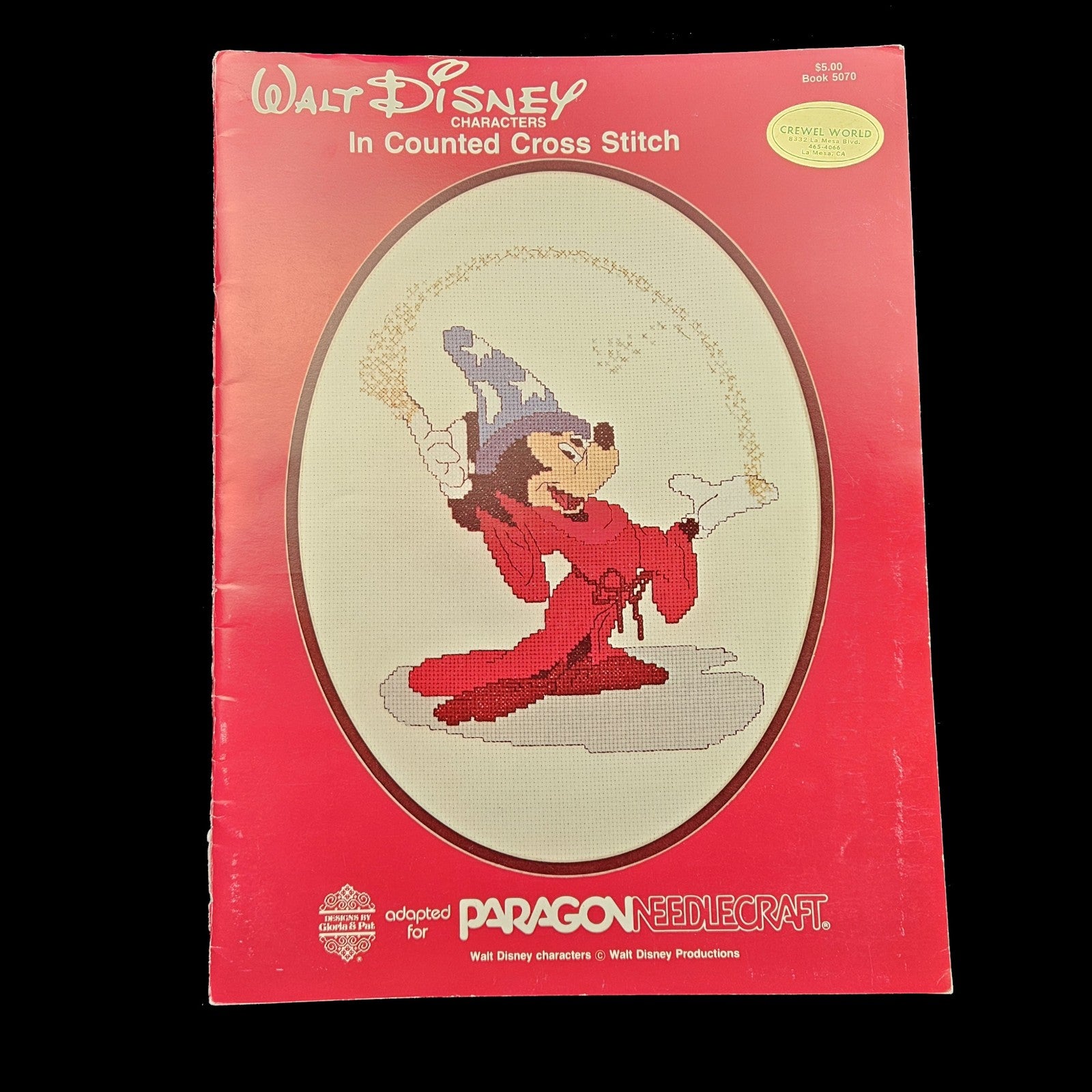 PARAGON NEEDLECRAFT CROSS STITCH PATTERNS:  GLORIA & PAT ADAPT WALT DISNEY  BM0