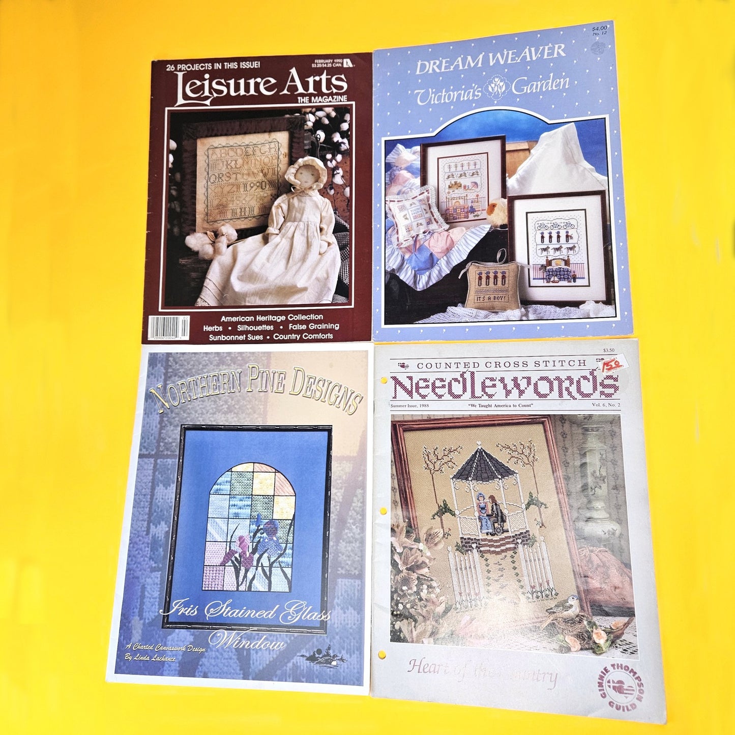 CROSS STITCH CHART LOT 30 DESIGNS:  BABY, FLOWER, SAMPLER  THEME     BM1
