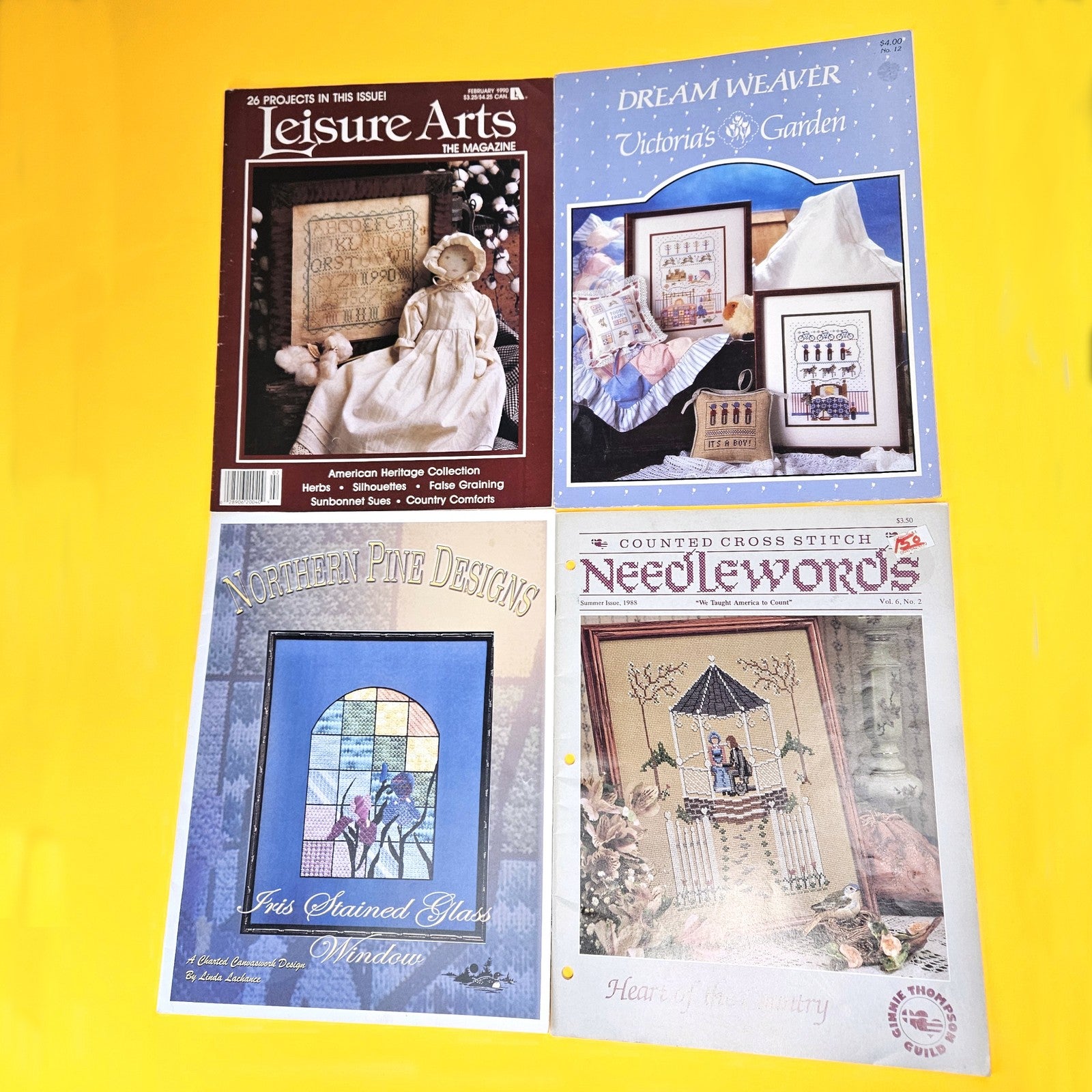 CROSS STITCH CHART LOT 30 DESIGNS:  BABY, FLOWER, SAMPLER  THEME     BM1