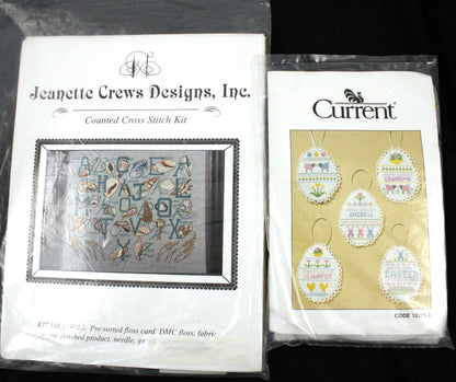 9 GOODY LOT:  NEEDLEPOINT STITCH GUIDES, CROSS STITCH: VARIETY DESIGNS    BM3
