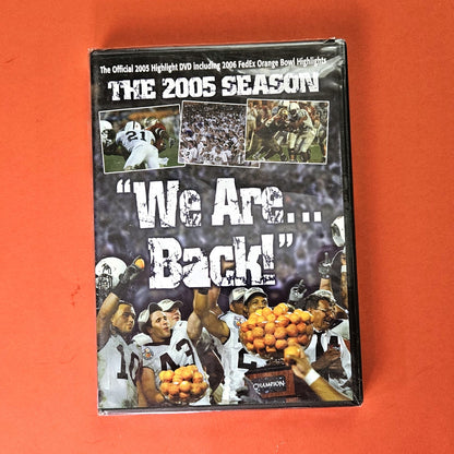 WE ARE BACK!  PENN STATE FOOTBALL 2005 HIGHLIGHTS DVD     KD0