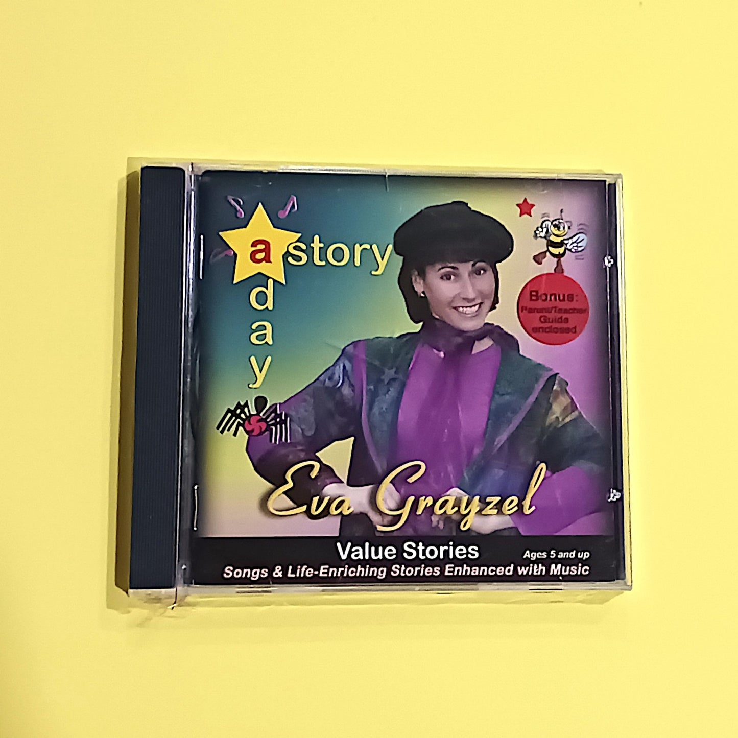 2001 A STORY A DAY BY EVA GRAYZEL  CD:  LIFE ENRICHING STORIES   NEW    LF0
