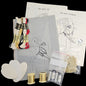 BERNICE JANOFSKY NEEDLEPOINT CANVAS, SG AND THREADS:  THE SILVER ELEPHANT     BM0