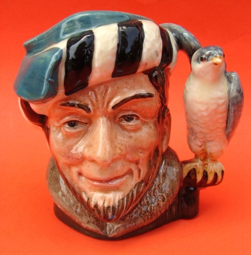 ROYAL DOULTON CHARACTER SMALL JUG: FALCONER D6540 VAR 1 NO BOX   KM0