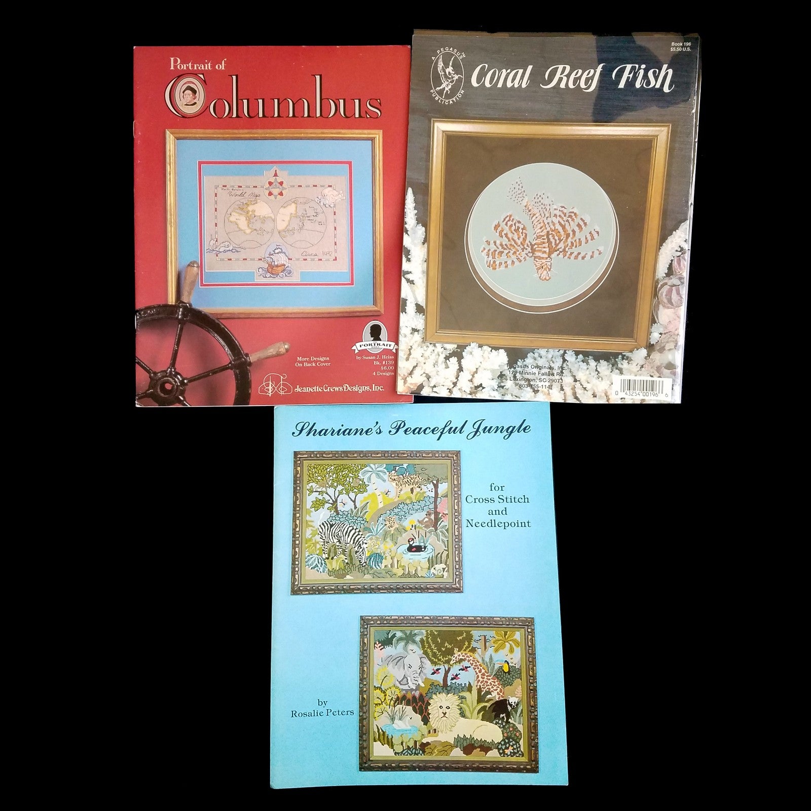 CROSS STITCH PATTERN / BOOK LOT:  NEEDLEWORK BOOK, EMBROIDERY DESIGNS,     LBH3